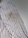 Ralph Lauren Regent Custom Fit Striped Dress Shirt White Blue(Xl)
