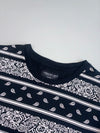 Cabal & Co Bandana Paisley Stripe T-Shirt (S)