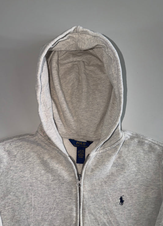 Polo Ralph Lauren | Grey Zip Hoodie | (S)