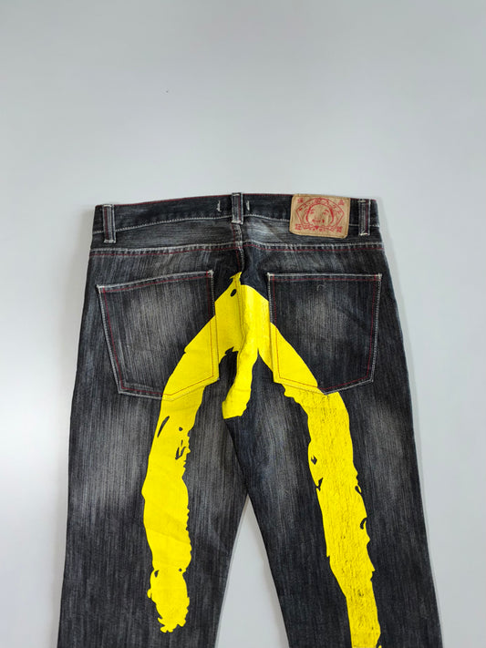 Evisu Selvedge Denim Jeans (W:34 |L:43)
