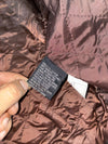 Vintage 90s Outer Wear Concept “Wear Me Out” Distressed Brown Leather Flight Bomber (L)