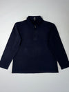 Calvin Klein Quarter-Zip Long Sleeve Polo Shirt – Navy(XL)