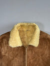 Vintage Premium Original (Furr Inside) Suede Leather Jacket (L)