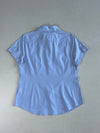 Tommy Hilfiger Light Blue Oxford Short Sleeve Shirt – Classic Fit be Women’s (M)