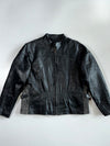 USA Bikers Dream Apparel Real Leather Moto Jacket (Xl)