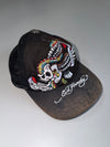 ZEd Hardy New York Skull Eagle Trucker Cap Embroidered (Adjustable Fit)