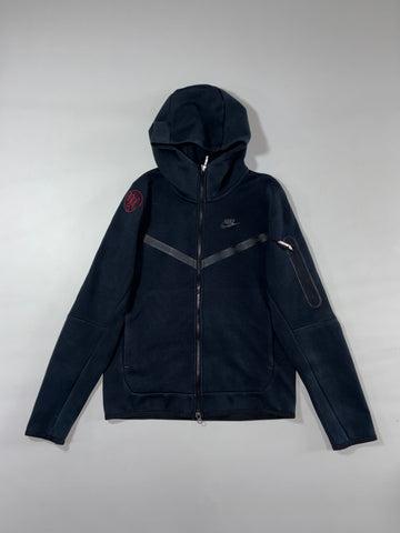 Nike Tech Fleece Full-Zip Black Hoodie (S)