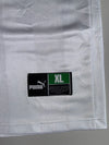 Vintage Puma #20 American Football Jersey – White & Orange Graphic Sports Tee (2XL)