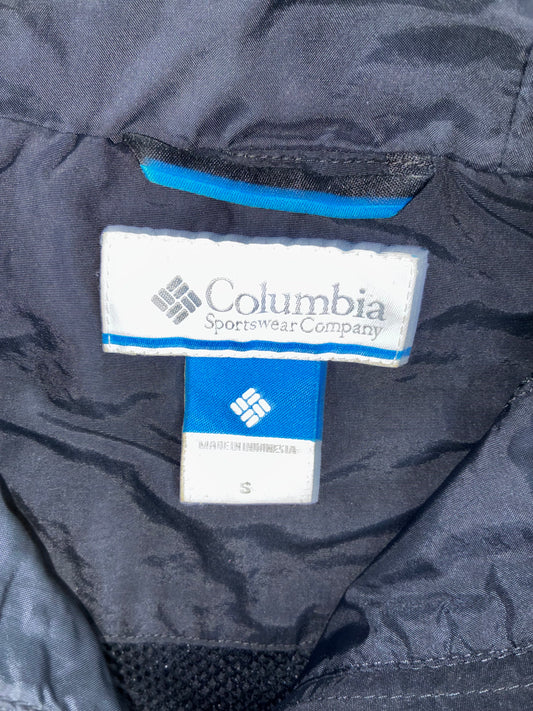Columbia | Black Hooded Windbreaker Jacket (S)