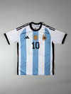Adidas | Argentina Messi #10 Home Jersey White/Blue (XS)