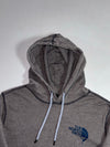 The North Face Grey Climber Logo Hoodie with Contrast Navy Stitching (M/L)