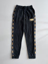 Puma Sportswear Collection Joggers Black Gold Logo Taped Sweatpants  (W:27) (L:40)