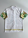 Maui Maui Hawaiian Tiki Print Shirt White (L)