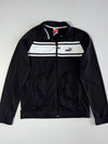 Vintage Puma Black & White Chest Stripe Track Jacket – (S)