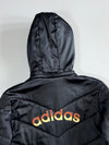 Adidas Black/Gold Hooded Puffer Jacket (S)