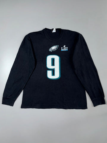 NFL Pro Line x Fanatics | Philadelphia Eagles | Nick Foles #9 | Super Bowl LII Long Sleeve (XL)