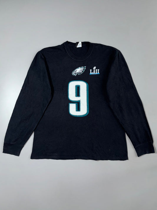 NFL Pro Line x Fanatics | Philadelphia Eagles | Nick Foles #9 | Super Bowl LII Long Sleeve (XL)