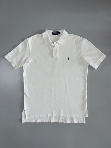 Polo Ralph Lauren White Polo (Classic Fit (L)