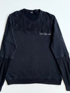 Calvin Klein Jeans Cable Knit Panel Sweater – Black (L)