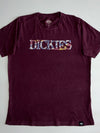 Dickies Graphic Logo Tee – Maroon w/ Multicolor Print (M)