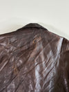 Vintage Schott Brown Leather Flight Bomber Jacket (XL/2XL)