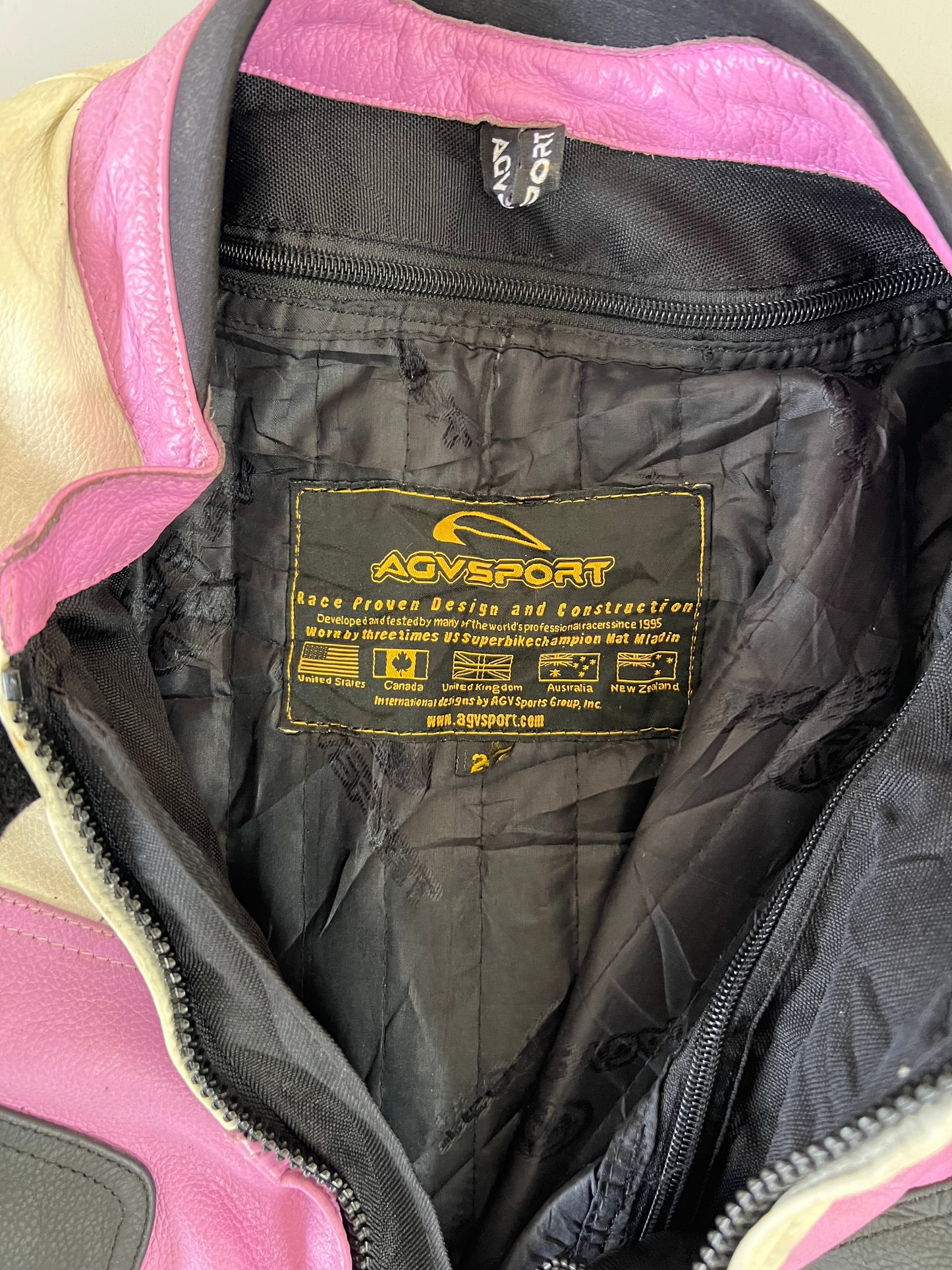 ZAgv Riding Original Leather Jacket (L/XL)