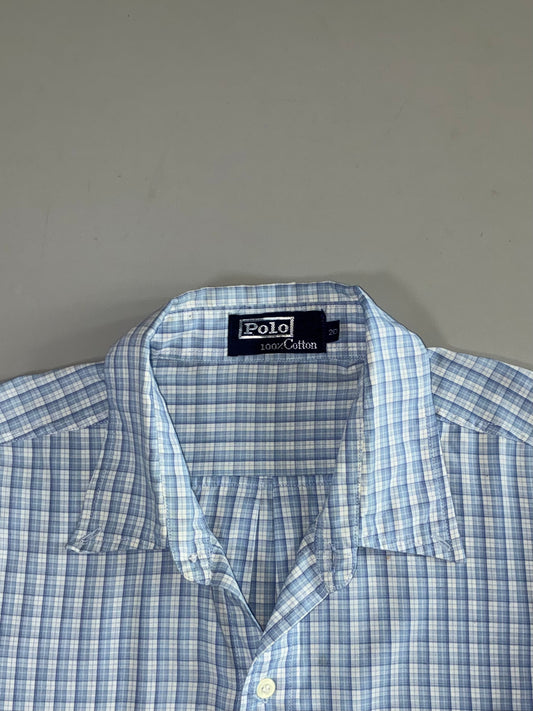 Polo Ralph Lauren Blue Check Shirt (L/XL)