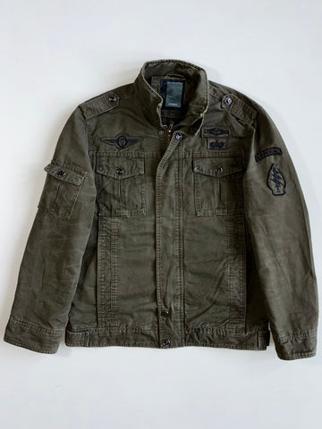 H.T.Niao Airborne Military Patch Field Jacket (L)