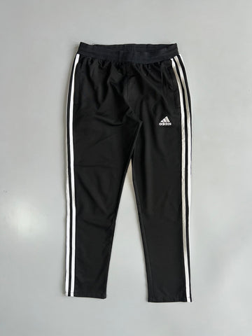 adidas Black 3-Stripes Track Pants (W:27) (L:34)