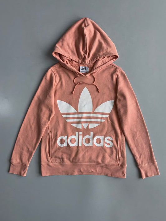 Adidas | Peach Trefoil Hoodie | (S)