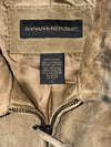 Banana Republic Premium Original Heavy Suede Leather Jacket (L)