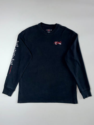 Jordan “Flight Air Tour 2022” Long Sleeve Tee - Black  (L)