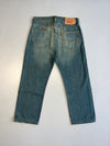 ZLevis.501 Super Premium Original Straight Fit Jeans (W-32,L-38)