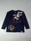 Polo Party Janden Fashion Japanese Thunder God Graphic (L)