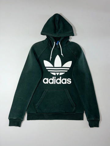 Adidas Trefoil | Dark Green Pullover Hoodie (S)