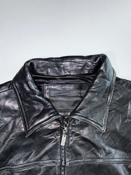 Avanti New York Premium Original Leather Jacket Womens (L)