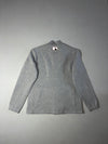 Vintage MLB New York Yankees Grey Bomber Jacket (M/L)