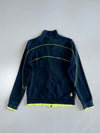 Puma Black & Neon Yellow Track Jacket Full Zip Sports Jacket (XS)