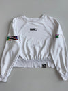 Puma International Cropped Raglan Sweatshirt – White Women’s (S)