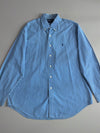Ralph Lauren Blue & White Check Button-Down Shirt – Blake Fit(2XL)