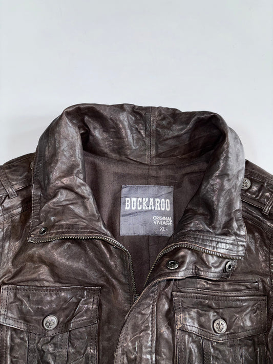 Vintage Backardo’s Premium Utility Leather Jacket (M)