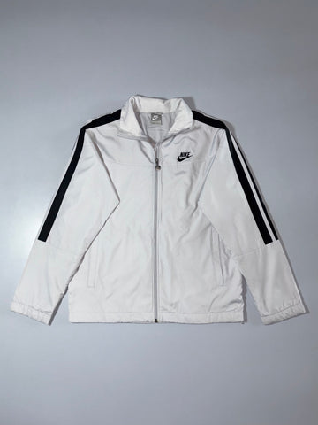 Nike Sportswear Vintage Track Jacket – White/Black Stripe, (M)