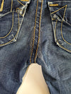 True Religion Dark Wash Flap-Pocket Jeans Women’s (W:28|L:41)