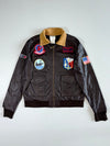 Top Gun Maverick VF-1 Patch Flight REXINE Bomber Jacket (M/L)