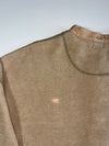 Vintage Calvin Klein Jeans Tan Henley Long Sleeve Shirt (XL)