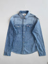 Hollister Western Denim Pearl Snap Shirt (M)