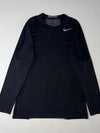 Nike Pro Dri-FIT Compression Long Sleeve Training Top – Black (L/XL)