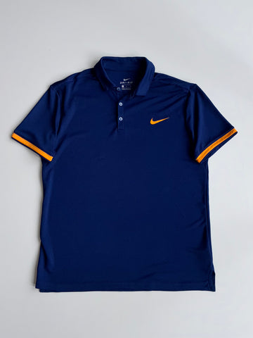 Nike Dri-Fit Polo – Navy/Orange (L)