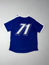 Vintage Nike Royal Blue Ringer Crest Tee (S)