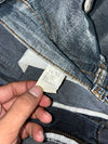 Y2K Dark Wash Embroidered Denim Jeans (W:38|L:38)